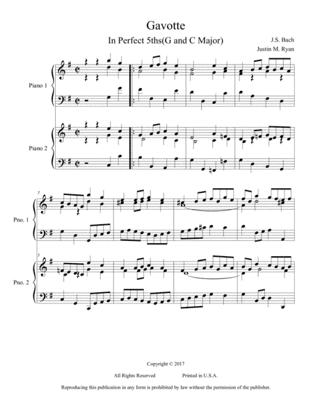 Gavotte (arr. Justin M. Ryan)