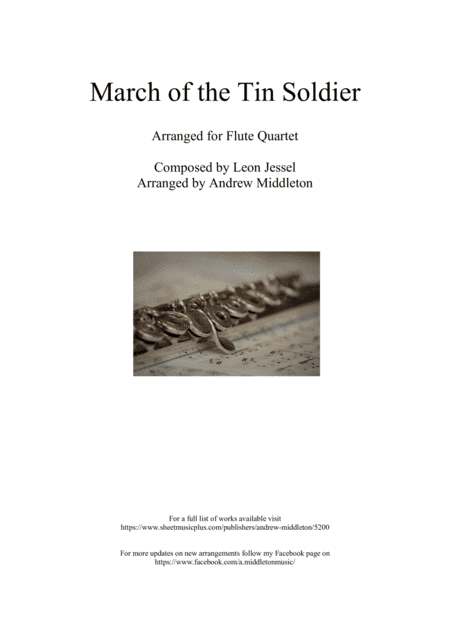 March of the Tin Soldiers arranged for Flute Quartet (arr. Andrew Middleton)
