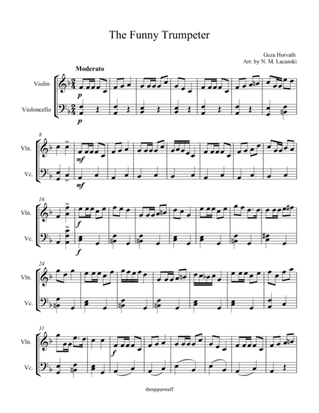 The Funny Trumpeter (arr. Nick Lacanski)