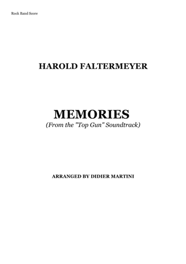 Memories (arr. Didier Martini)
