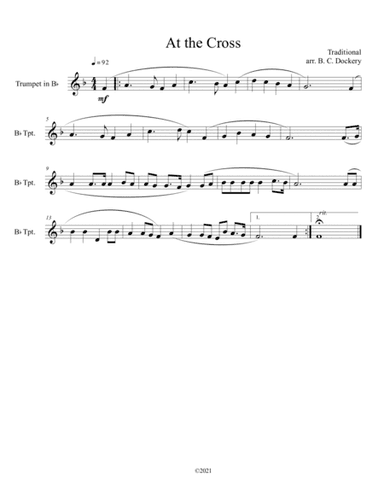 At the Cross (trumpet solo) (arr. B. C. Dockery)