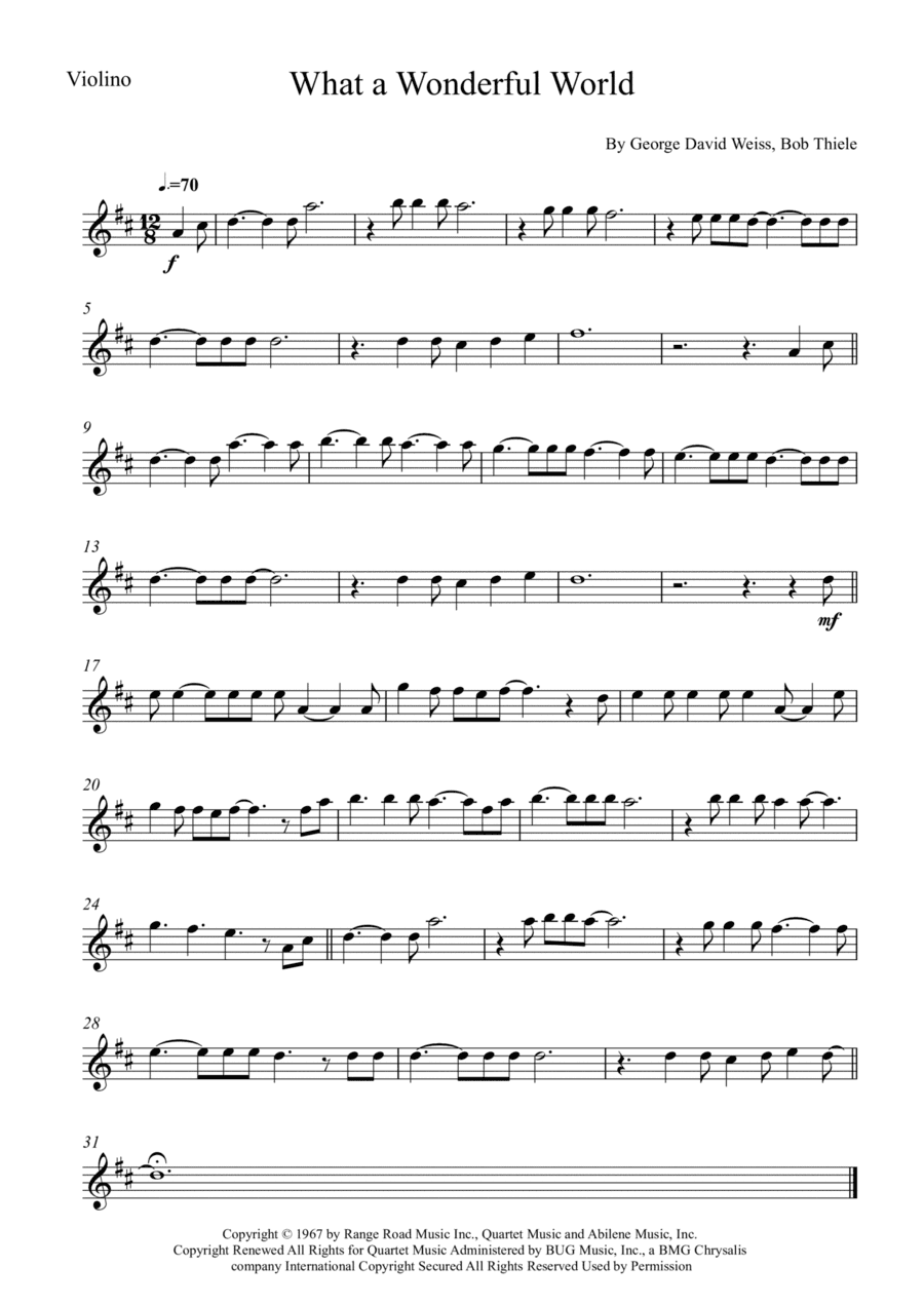 What A Wonderful World (arr. Vinicius Louzada)