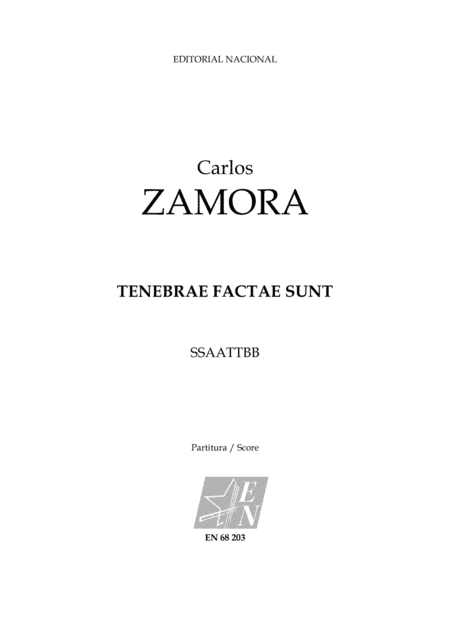 Tenebrae Factae Sunt