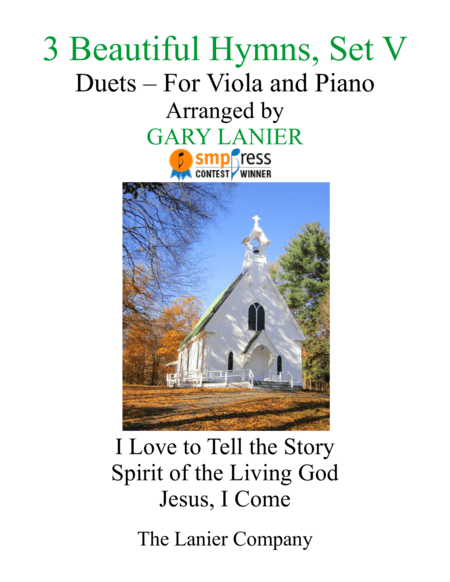 Gary Lanier: 3 BEAUTIFUL HYMNS, Set V (Duets for Viola & Piano) (arr. Gary Lanier)