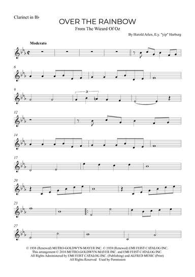 Over The Rainbow (arr. Alex Nunes Rodrigues)