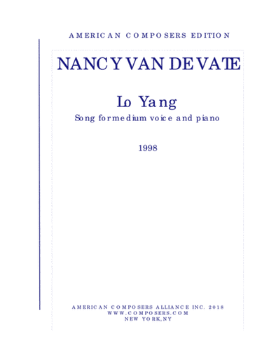 [Van de Vate] Lo-Yang