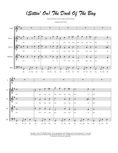 (Sittin' On) The Dock Of The Bay (arr. Rob Redei)