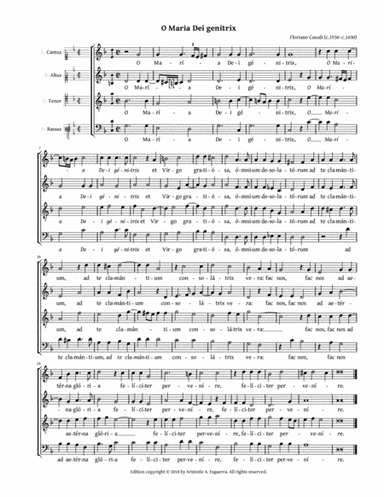 O Maria Dei genitrix (Canali) - SAAT (arr. Aristotle A. Esguerra)
