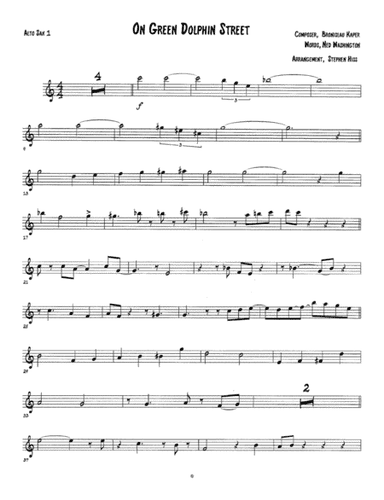On Green Dolphin Street (arr. Stephen Hiss)