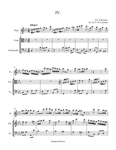 Sonata in C Minor Movement IV (arr. Nick Lacanski)