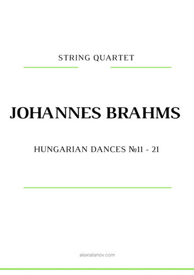 Hungarian dances ?11-21