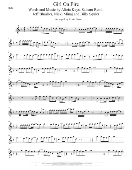 Girl On Fire (arr. Kevin Busse)