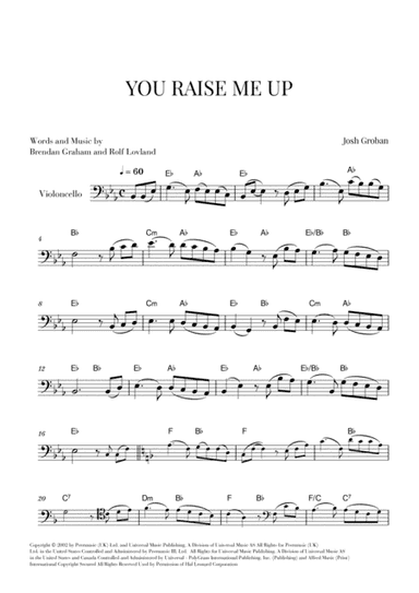 You Raise Me Up (arr. Cadenza Editions)