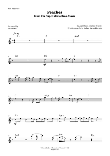 Peaches (arr. Valdir Maia)