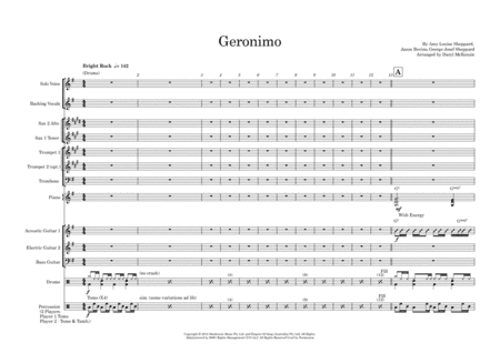 Geronimo (arr. Daryl McKenzie)