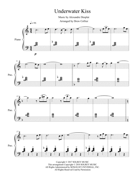 Underwater Kiss (arr. Drew Collier)