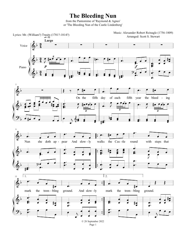 The Bleeding Nun (arr. Scott S. Stewart)