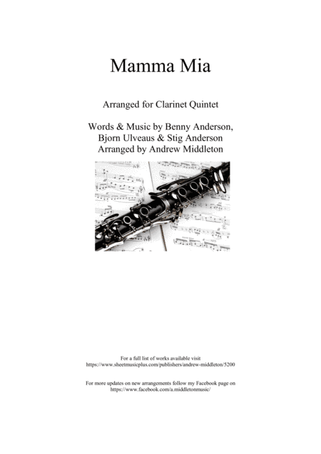 Mamma Mia (arr. Andrew Middleton)