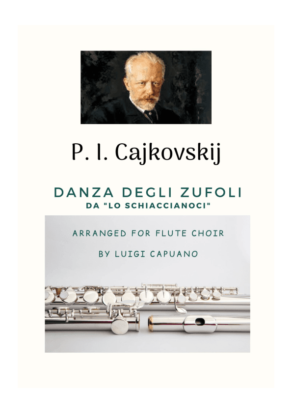 Cajkovskij: Danza degli zufoli  (Lo schiaccianoci) for Flute choir - Flute quintet (arr. Luigi Capuano)