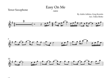 Easy On Me (arr. Fabio Britto)