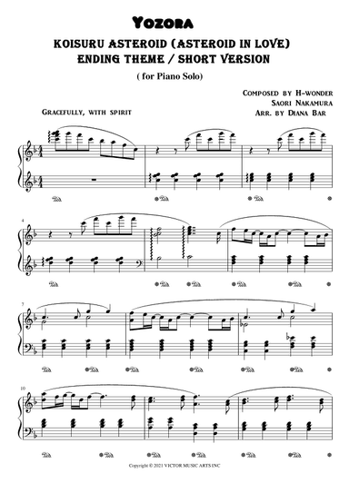 Yozora (arr. Diana Bar)