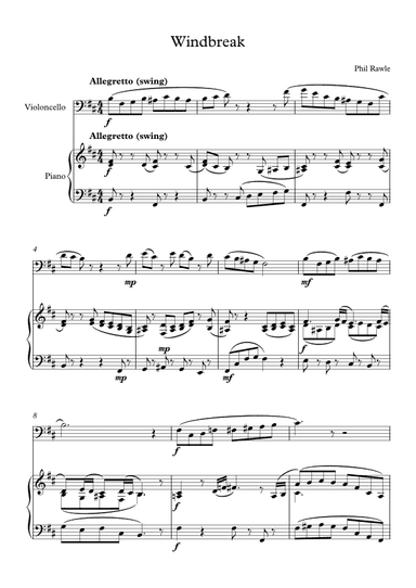 Windbreak - 'Cello Solo