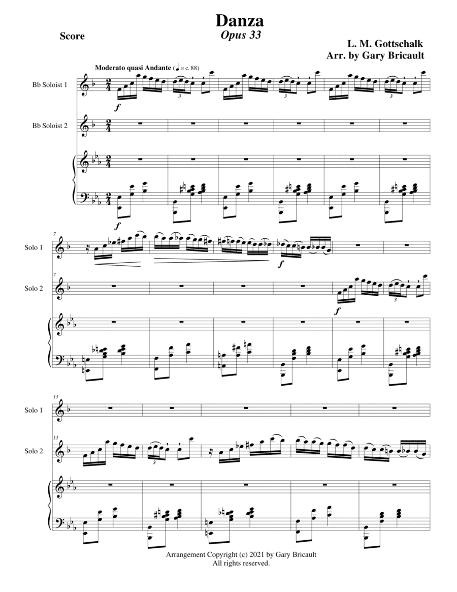 Danza (arr. Gary Bricault)