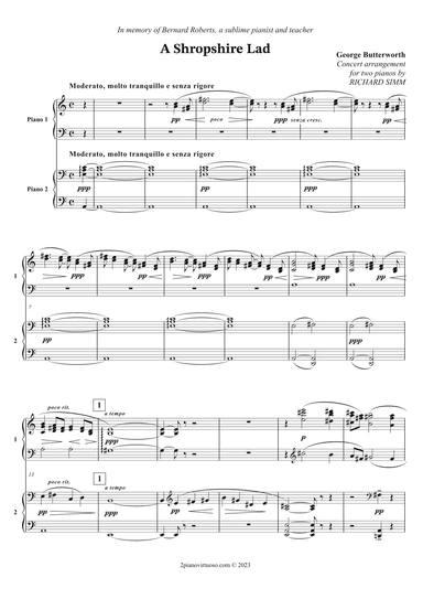 A Shropshire Lad - Rhapsody (arr. Richard Simm)