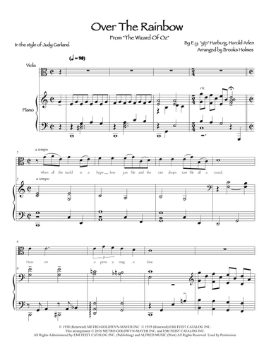 Over The Rainbow (arr. Brooks Holmes)