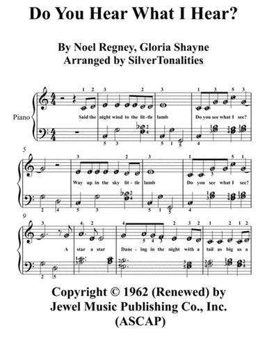 Do You Hear What I Hear (arr. Noël Regney)