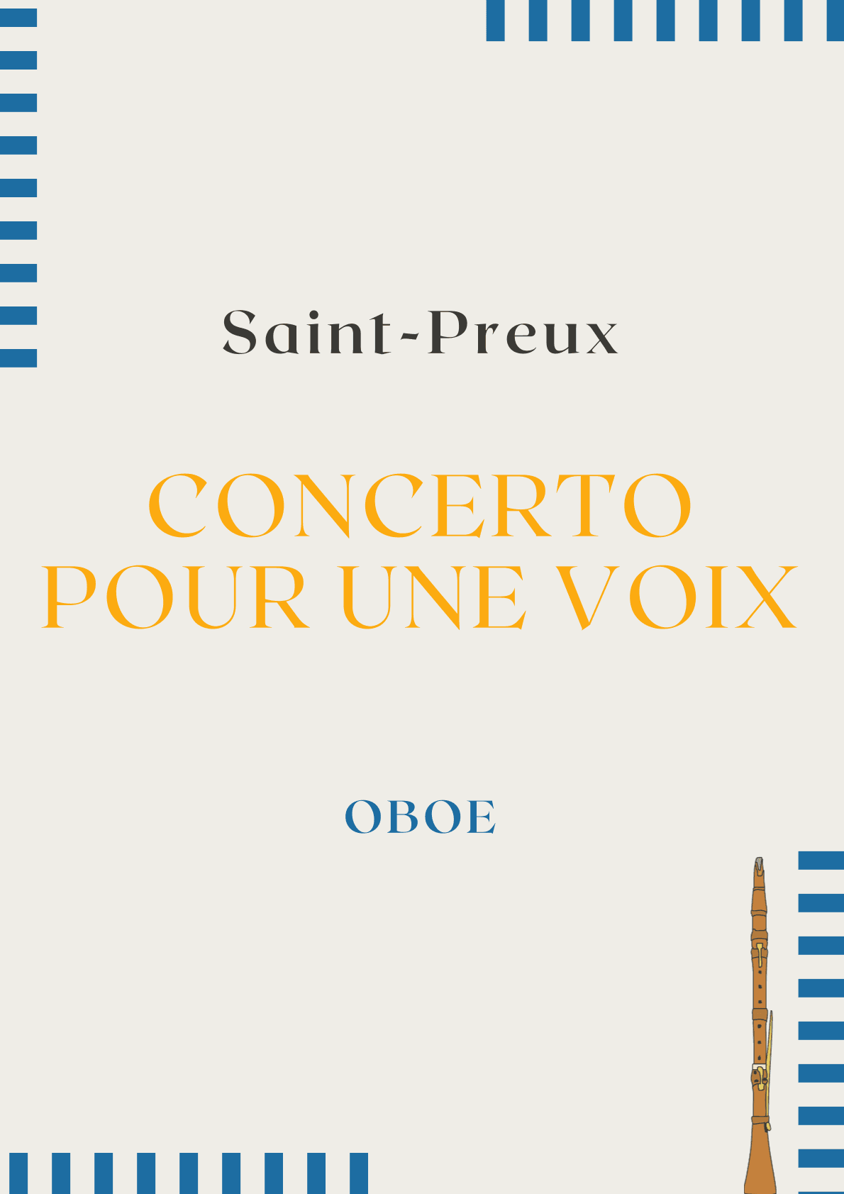 Concerto Pour Une Voix (arr. Leo Silva)