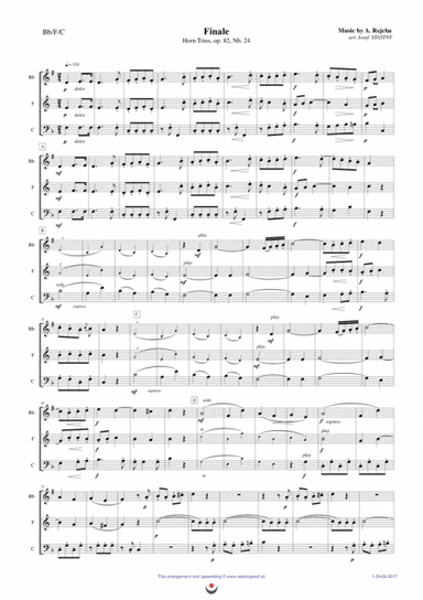 Horn Trios, Nb. 24 -  FINALE
