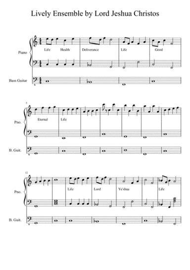 Lively Ensemble by Lord Jeshua Christos