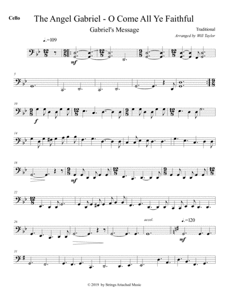 Angel Gabriel - O Come All Ye Faithful (arr. Will Taylor)