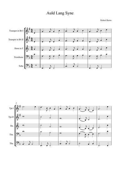 Auld Lang Syne (arr. Alex Nunes Rodrigues)