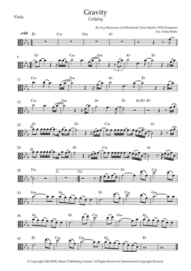 Gravity (arr. Fabio Britto)