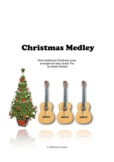 Christmas Medley - easy guitar trio (arr. Derek Hasted)