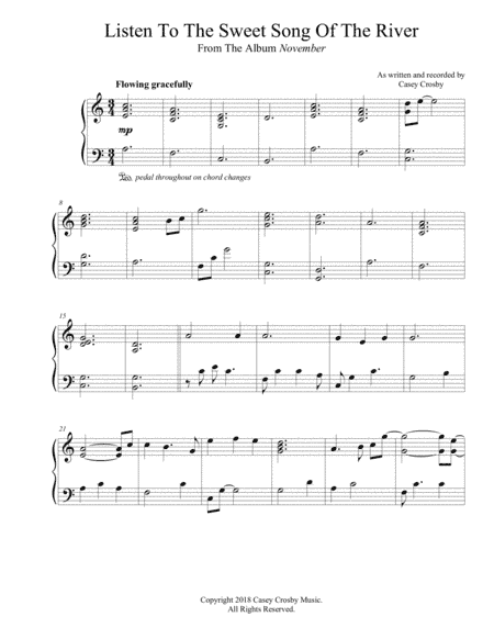 Listen To The Sweet Song Of The River
