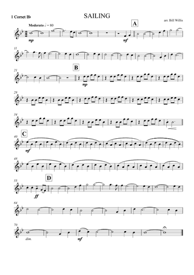 Sailing (arr. Bill Willis)