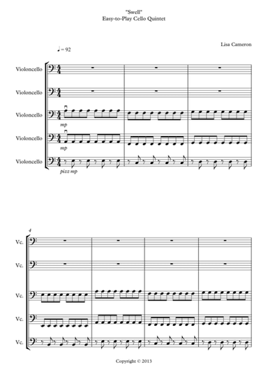 Swell - Easy Cello Quintet