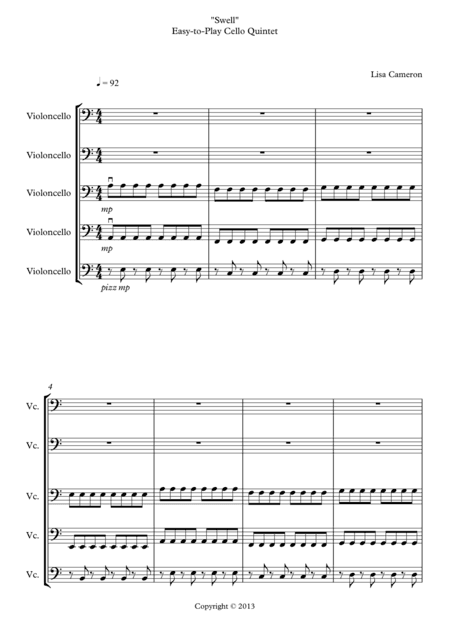 Swell - Easy Cello Quintet