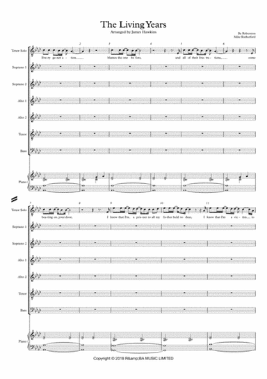 The Living Years (arr. James Hawkins)
