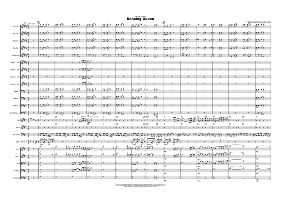 Dancing Queen (arr. Daryl McKenzie)