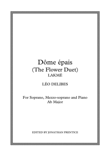 Dôme épais (The Flower Duet) - Lakmé (Ab Major) (arr. Jonathan Prentice)