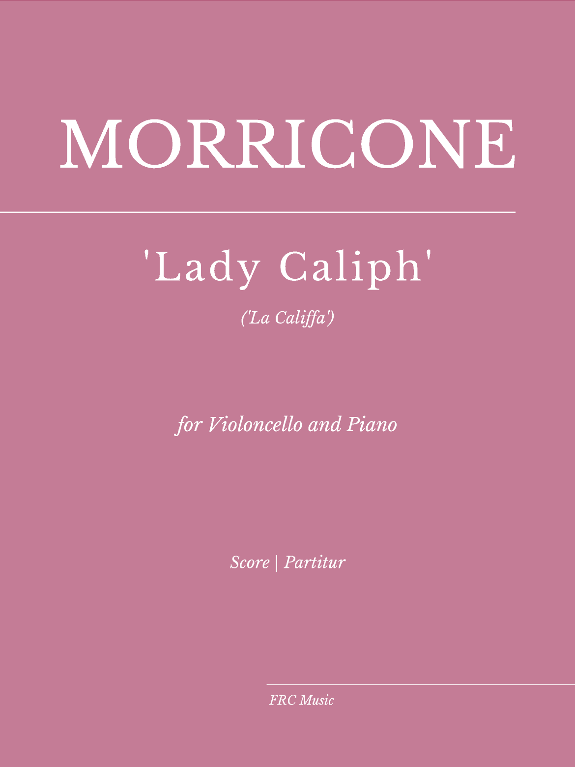 La Califfa (arr. Flavio Regis Cunha)