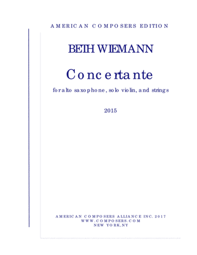 [Wiemann] Concertante