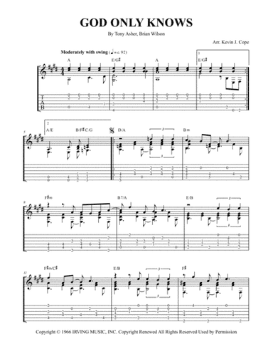 God Only Knows (arr. Kevin J. Cope)