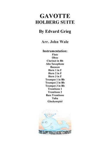 Gavotte: Holberg Suite (arr. John Wale)