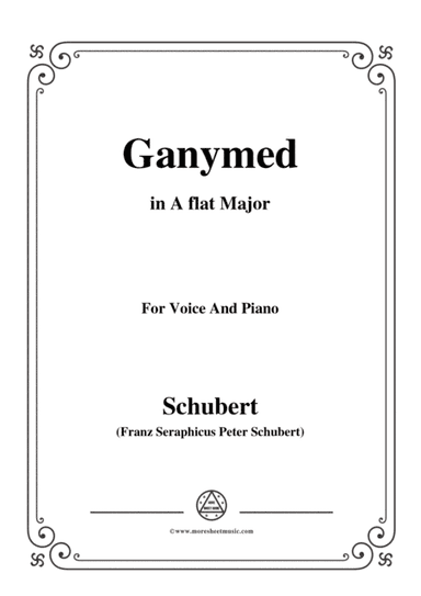 Schubert-Ganymed,Op.19 No.3,in A flat Major,for Voice&Piano (arr. MSM)
