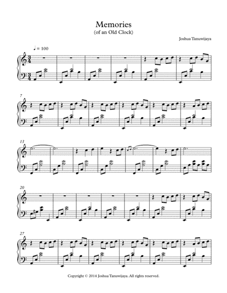 Memories (of an Old Clock)